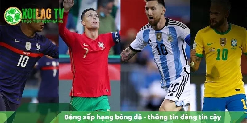 Bảng xếp hạng bóng đá thông tin đáng tin cậy