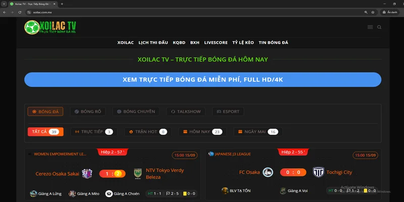 Nền Tảng Nào Xem Trực Tiếp Bóng Đá Đỉnh Nhất? 4 Xoilac - Nền tảng trực tiếp bóng đá hàng đầu hiện tại